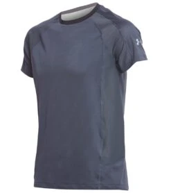 Under Armour Men's Speed To Burn Short Sleeve Tee STEALTH GRAY-Black -Reflective