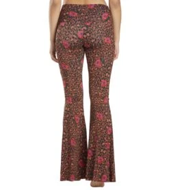 Onzie Bell Flare Yoga Pants PRETTY WILD -Pranty Yoga Shop 4477469360171 prettywild 3a
