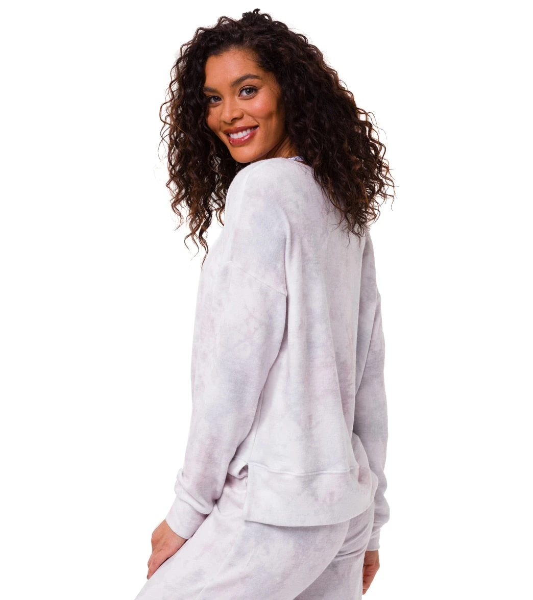 Onzie High Low After Yoga Sweatshirt Cloud 3 Onzie High Low After Yoga Sweatshirt Cloud