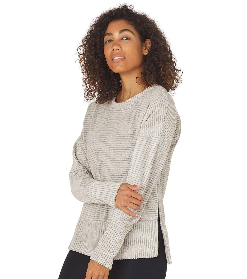 Glyder Shaker Knit Pullover Oatmeal 3 Glyder Shaker Knit Pullover Oatmeal