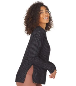 Glyder Shaker Knit Pullover Black 8 Glyder Shaker Knit Pullover Black -Pranty Yoga Shop 4484843012139 black 4a