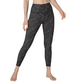 Beyond Yoga Spacedye So Lacy High Waisted 7/8 Yoga Leggings -Pranty Yoga Shop 4494088241195 blackwhitelace
