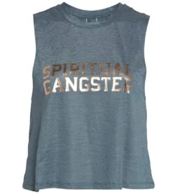 Spiritual Gangster SGV Active Crop Tank Ocean -Pranty Yoga Shop 4494095810603 ocean
