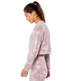 Beyond Yoga Garment Dye Day To Day Pullover -Pranty Yoga Shop 4501664759851 roseclouddye 3a