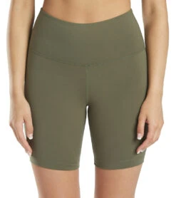 Everyday Yoga High Waisted Biker Shorts 7" 20 Everyday Yoga High Waisted Biker Shorts 7" -Pranty Yoga Shop 4514234597419 darkolive 1a