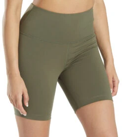 Everyday Yoga High Waisted Biker Shorts 7" 21 Everyday Yoga High Waisted Biker Shorts 7" -Pranty Yoga Shop 4514234597419 darkolive 2a