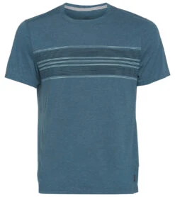 PrAna Men's Prospect Heights Graphic Short Sleeve Shirt -Pranty Yoga Shop 4519932100651 deepstellarstripe 1a