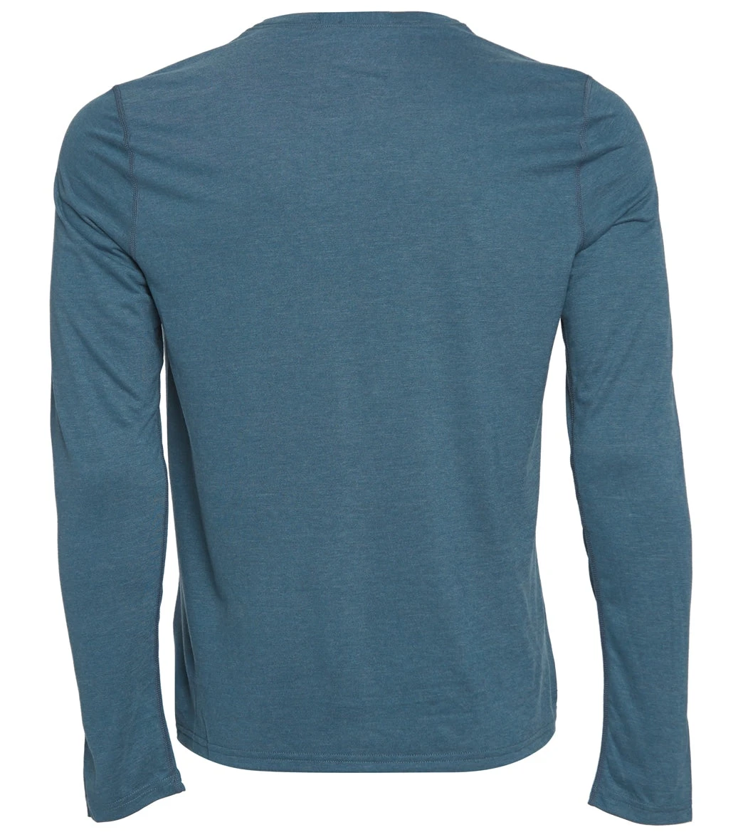 PrAna Men's Prospect Heights Graphic Long Sleeve Shirt Deep Stellar Stripe 3 PrAna Men's Prospect Heights Graphic Long Sleeve Shirt Deep Stellar Stripe