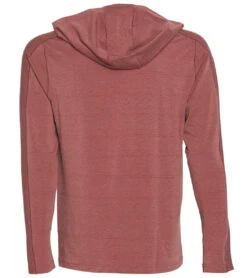 PrAna Men's Watchtower Long Sleeve Hoodie -Pranty Yoga Shop 4519932854315 maroon 2a