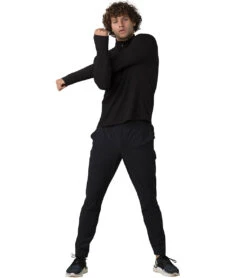 PrAna Men's Toro Sweep Pants Black 7 PrAna Men's Toro Sweep Pants Black -Pranty Yoga Shop 4519933181995 black 3a