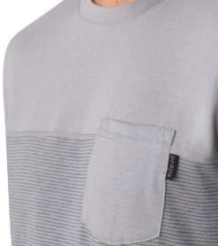 PrAna Men's Milo Short Sleeve Tee -Pranty Yoga Shop 4519933509675 grey 3a