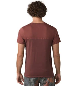 PrAna Men's Milo Short Sleeve Tee -Pranty Yoga Shop 4519933542443 vino 2a