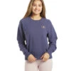 Spiritual Gangster Shine Classic Crew Sweatshirt -Pranty Yoga Shop 4521741713451 classicnavy 1a