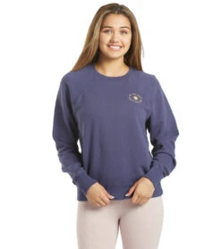 Spiritual Gangster Shine Classic Crew Sweatshirt -Pranty Yoga Shop 4521741713451 classicnavy