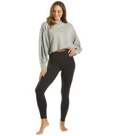 Free People Wandering Soul Reversible Hoodie Heather Gray -Pranty Yoga Shop 4804529586219 heathergray 4a