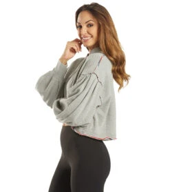 Free People Wandering Soul Reversible Hoodie Heather Gray -Pranty Yoga Shop 4804529586219 heathergray 5a