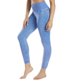 Free People Good Karma Yoga Leggings Vintage Blue -Pranty Yoga Shop 4804555505707 vintageblue 5a