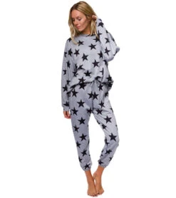 Onzie Fleece Sweatpants Black Star -Pranty Yoga Shop 4817817698347 blackstar 4a