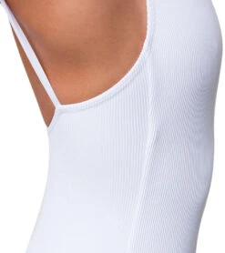 Onzie Long Rib Leotard White Rib -Pranty Yoga Shop 4818864046123 whiterib 6a
