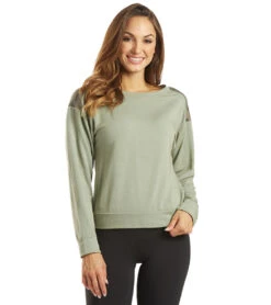 Hard Tail Camo Patch Pullover Gravel -Pranty Yoga Shop 4835921756203 gravel