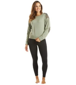 Hard Tail Camo Patch Pullover Gravel -Pranty Yoga Shop 4835921756203 gravel 4a