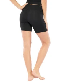 Electric Yoga Gym Shorts Black -Pranty Yoga Shop 4842867851307 black 3a