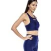 Electric Yoga The Slash Yoga Bra Navy