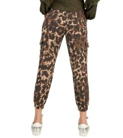 Sadie & Sage Wild N Free Leopard Jogger Pant -Pranty Yoga Shop 4844357910571 brown 3a 1