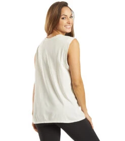Good HYOUman Ava Gratitude Arch Tank Blanc 8 Good HYOUman Ava Gratitude Arch Tank Blanc -Pranty Yoga Shop 4848190455851 blanc 3a