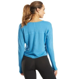 Good HYOUman Ann Love Lives Here Pullover -Pranty Yoga Shop 4848190685227 azure 3a 1