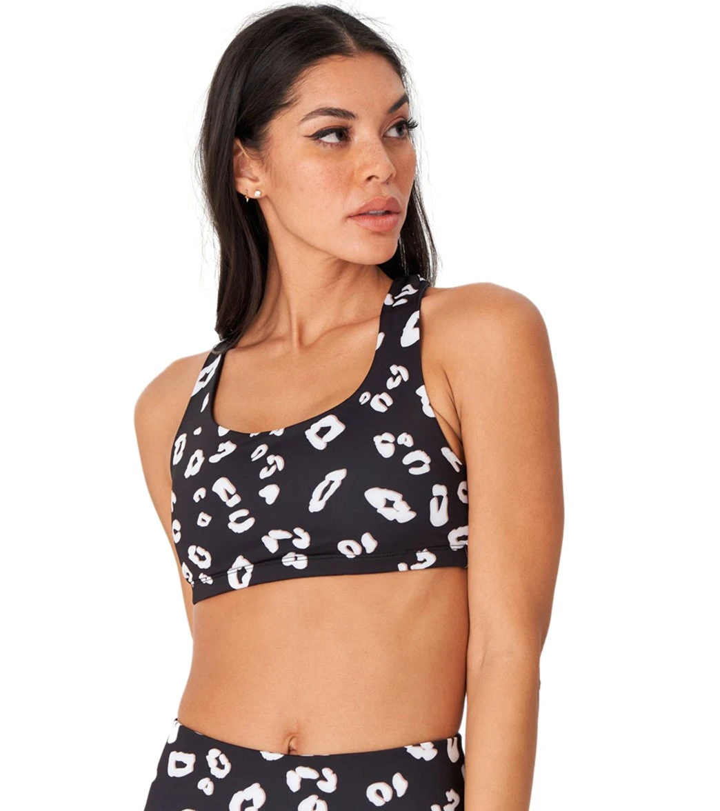 Onzie Mudra Yoga Sports Bra Black/White 3 Onzie Mudra Yoga Sports Bra Black/White