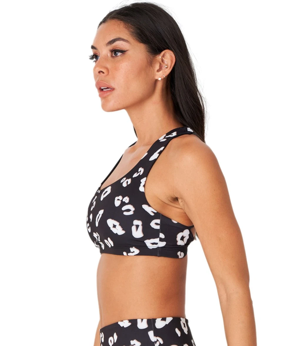 Onzie Mudra Yoga Sports Bra Black/White 4 Onzie Mudra Yoga Sports Bra Black/White - Image 2