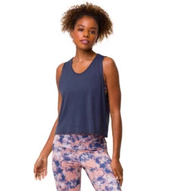 Onzie Cut Out Yoga Tank -Pranty Yoga Shop 4849580441643 ombreblue