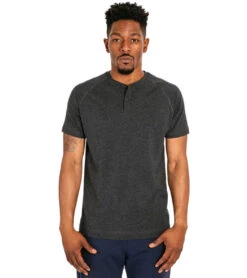 Public Rec Go-To Henley Heather Charcoal -Pranty Yoga Shop 4851049988139 heathercharcoal 1