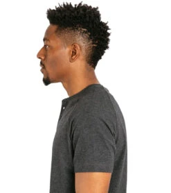 Public Rec Go-To Henley Heather Charcoal -Pranty Yoga Shop 4851049988139 heathercharcoal 4a 1