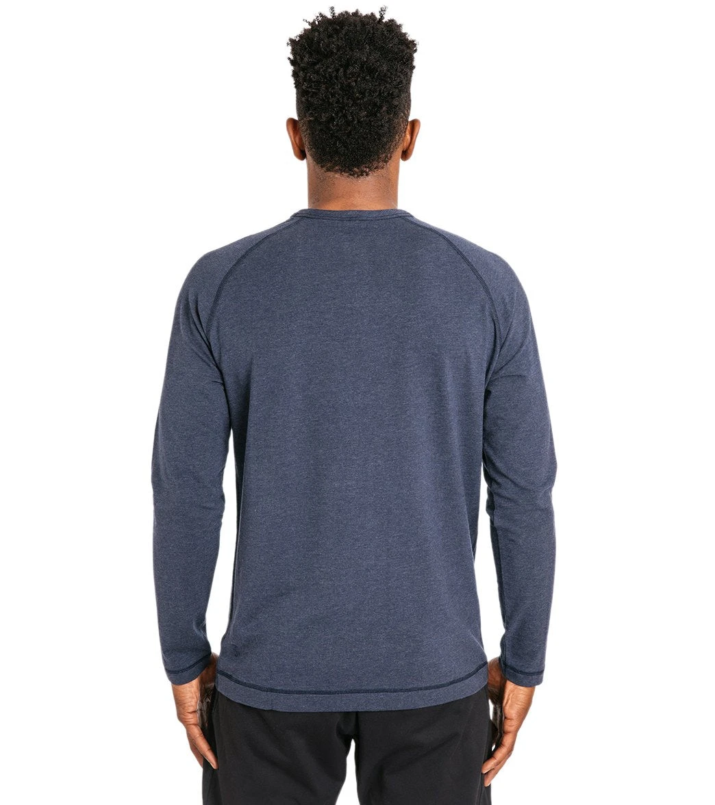 Public Rec Go-To Henley Heather Navy 4 Public Rec Go-To Henley Heather Navy - Image 2