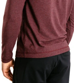 Public Rec Go-To Henley Heather Burgundy -Pranty Yoga Shop 4851050512427 heatherburgundy 5a