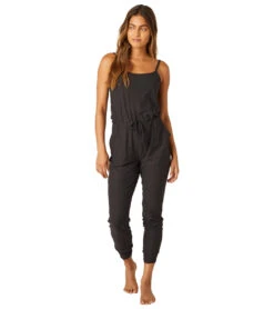 Beyond Yoga Featherweight Spacedye Everyday Lounger Midi Jumpsuit -Pranty Yoga Shop 4855714644011 darkestnight 1