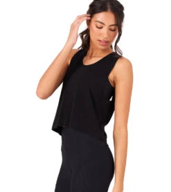 Onzie Cut Out Yoga Tank -Pranty Yoga Shop 4869563809835 black 1a