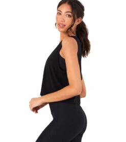 Onzie Cut Out Yoga Tank -Pranty Yoga Shop 4869563809835 black 2a