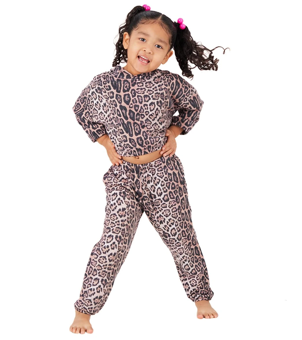 Onzie Girl's Hooded Sweatshirt Leopard 5 Onzie Girl's Hooded Sweatshirt Leopard - Image 3