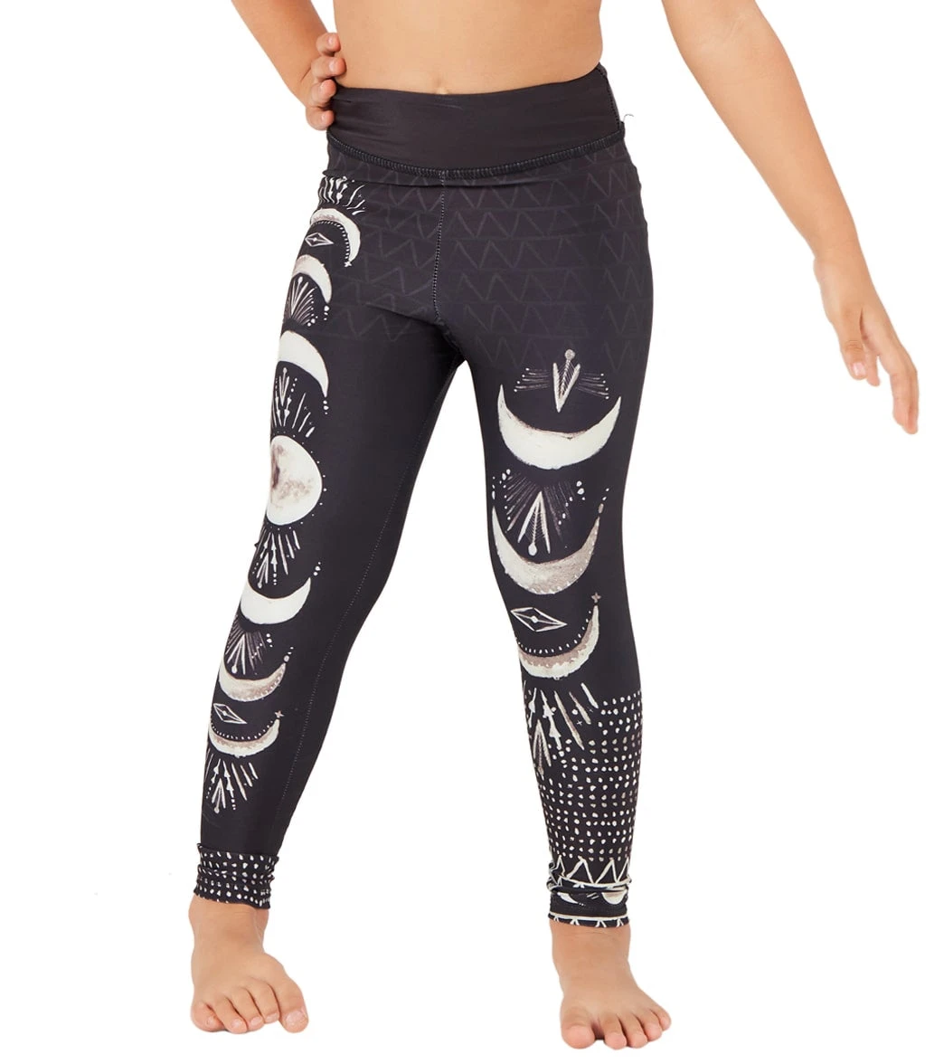 Onzie Girl's Graphic Long Yoga Leggings Las Lunas 3 Onzie Girl's Graphic Long Yoga Leggings Las Lunas