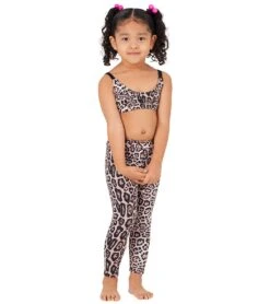 Onzie Girl's Yoga Leggings -Pranty Yoga Shop 4885730721835 leopard 4a