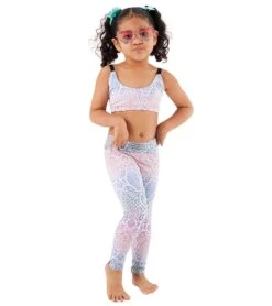 Onzie Girl's Yoga Leggings -Pranty Yoga Shop 4885730852907 rainbowsnake 4a 1