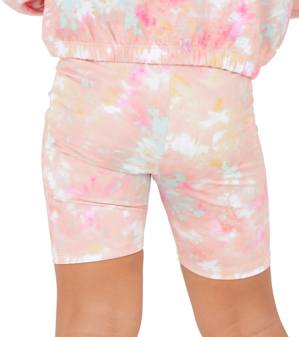 Onzie Girl's Biker Shorts Rose All Day 3 Onzie Girl's Biker Shorts Rose All Day