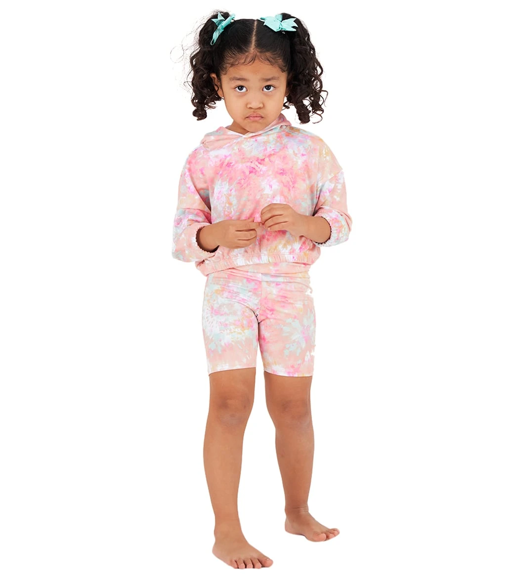 Onzie Girl's Biker Shorts Rose All Day 4 Onzie Girl's Biker Shorts Rose All Day - Image 2