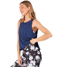 Onzie Tri-Blend Yoga Tank -Pranty Yoga Shop 6540567019563 pebble 2a