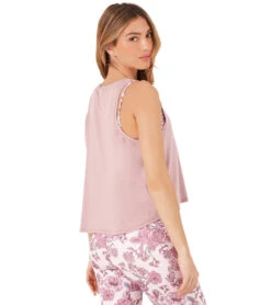 Onzie Tri-Blend Yoga Tank -Pranty Yoga Shop 6540567085099 woodrose 2a