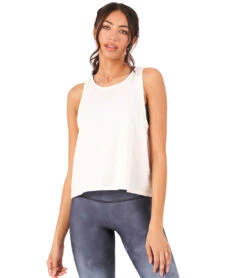 Onzie Tri-Blend Yoga Tank -Pranty Yoga Shop 6540567117867 ivory