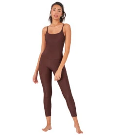 Onzie Long Rib Leotard 41 Onzie Long Rib Leotard -Pranty Yoga Shop 6540579962923 brownrib 1a